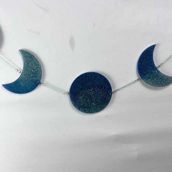 Resin moon phase wall hanging - Picture 2 of 13